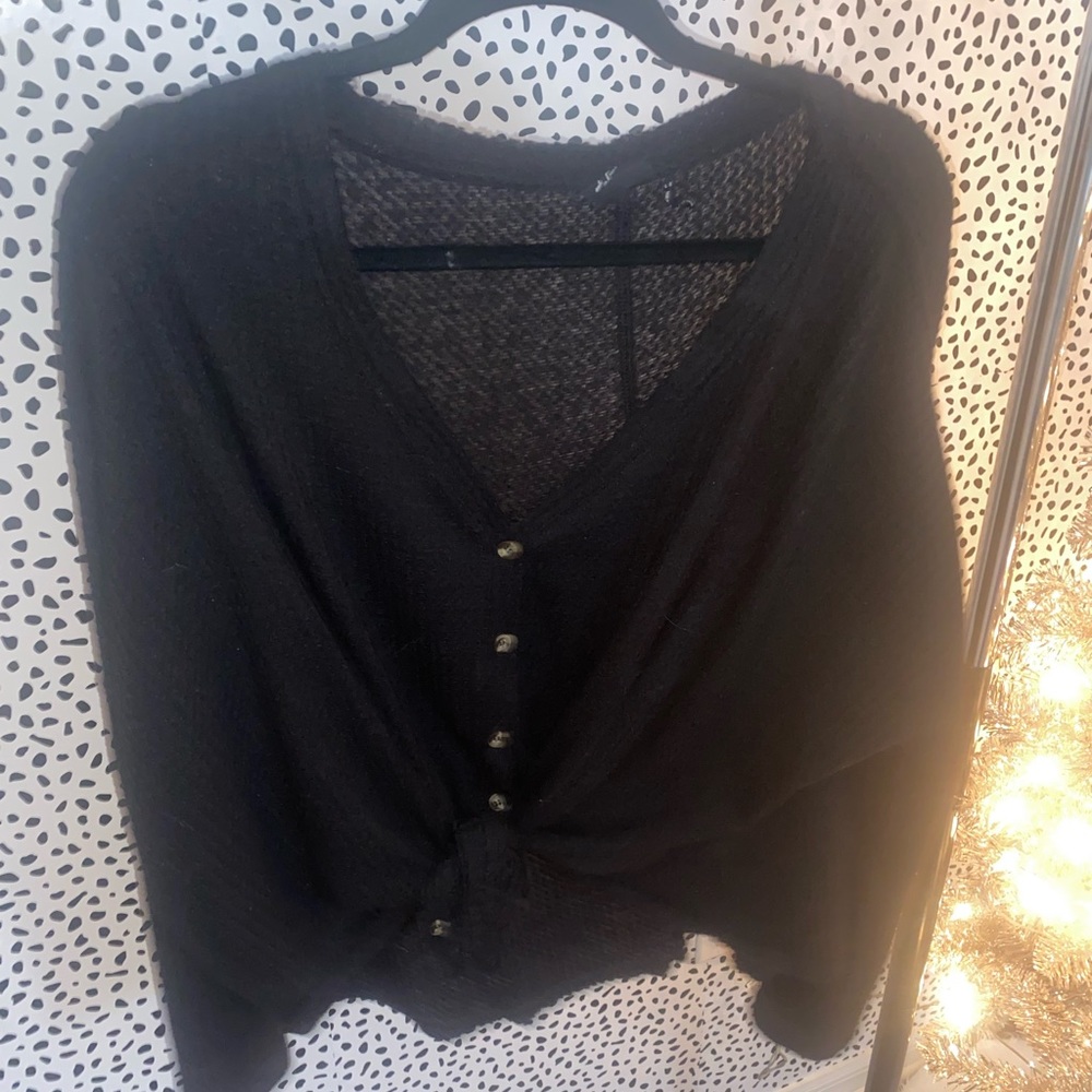 Black Urban Outfitters Out From Under Jojo Button Down